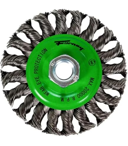 Amazon.com: Forney 72749 Wire Wheel Brush, Twist Knot Crimped with